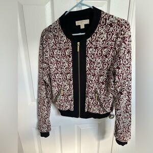 Michael Kors Paisley Bomber Jacket